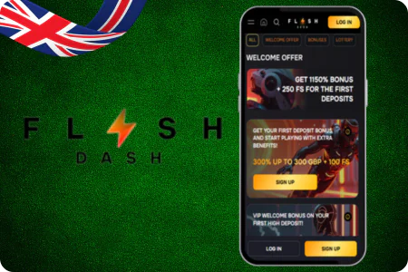 Flashdash Casino bonus