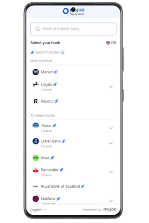 Finally, select the option, enter the details and top up your account